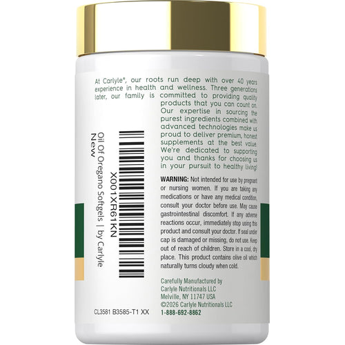 Oregano Oil | 150 Softgels